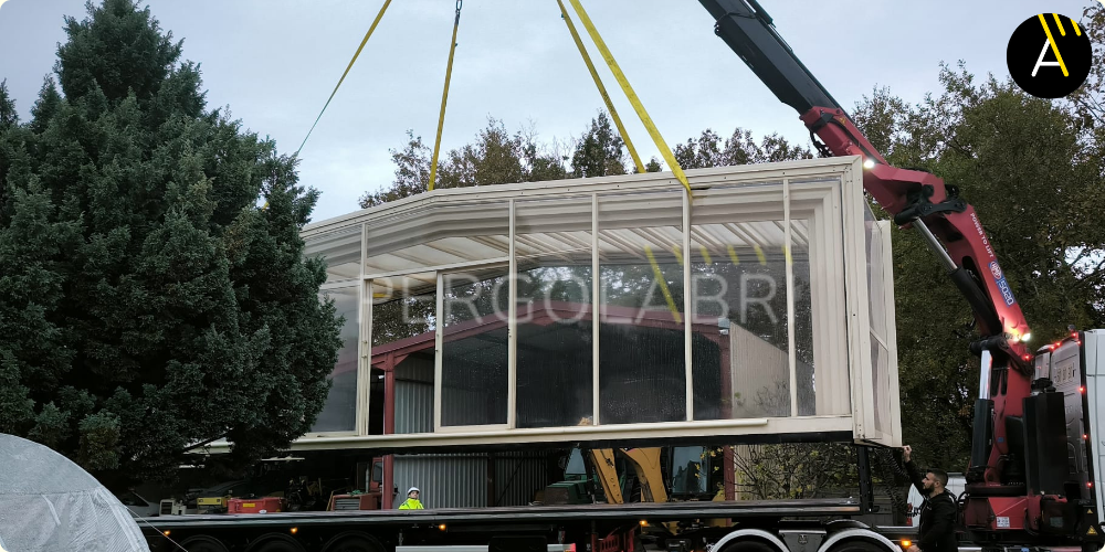 enlèvement abri de piscine